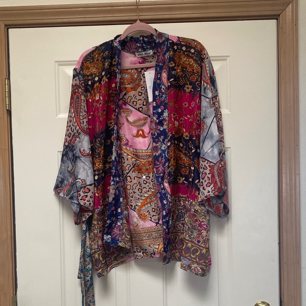 Colorful Kimono Style Jacket